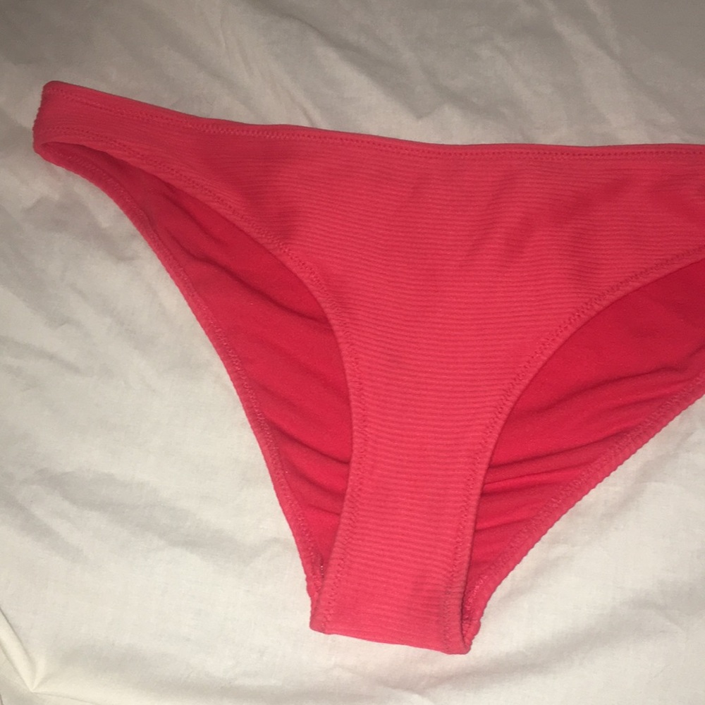 Red bathing suit bottoms